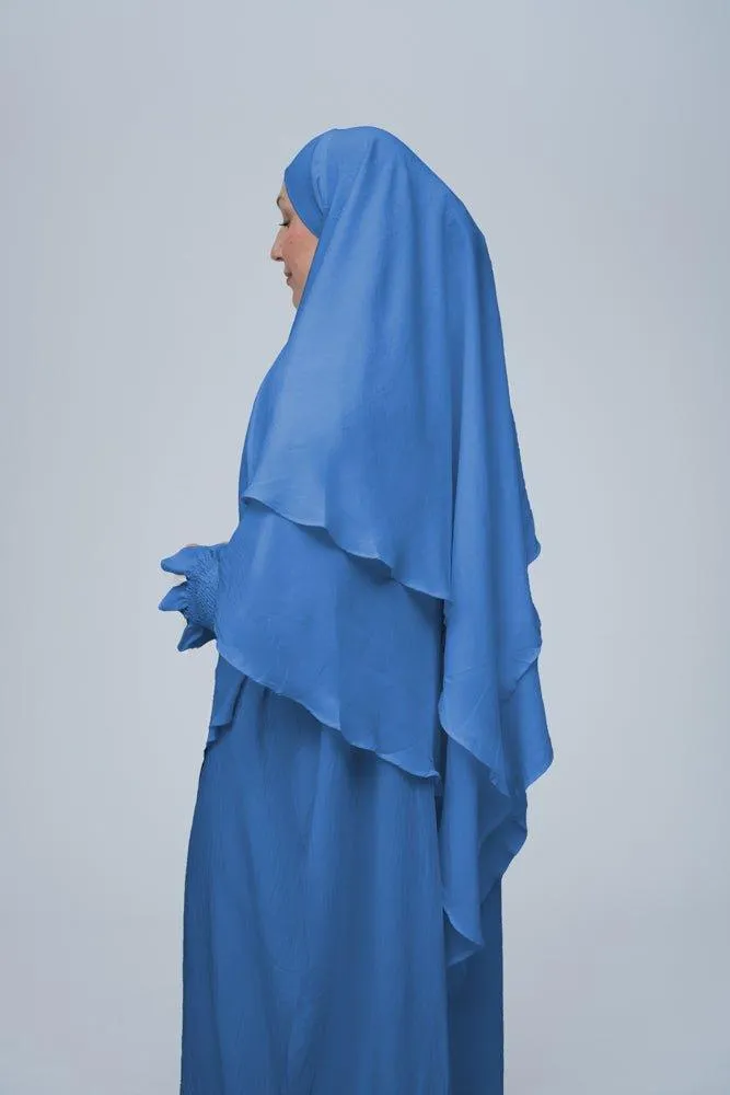 Light Blue Pristine prayer gown for Omrah or prayer
