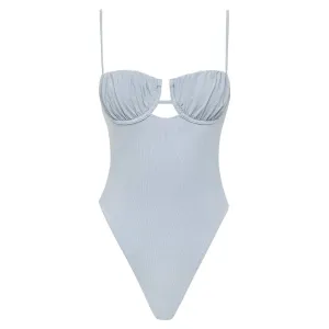 Light Denim Petal One-Piece