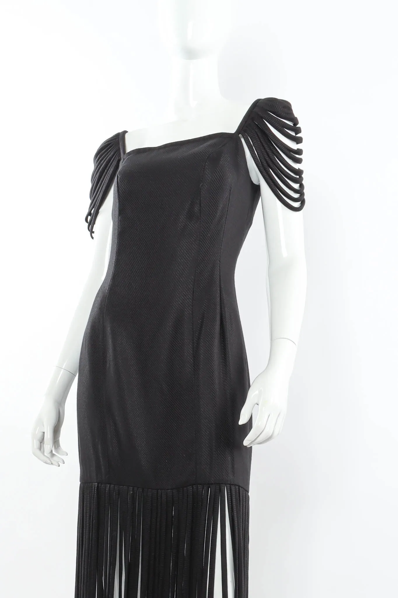 Looped Fringe Dress