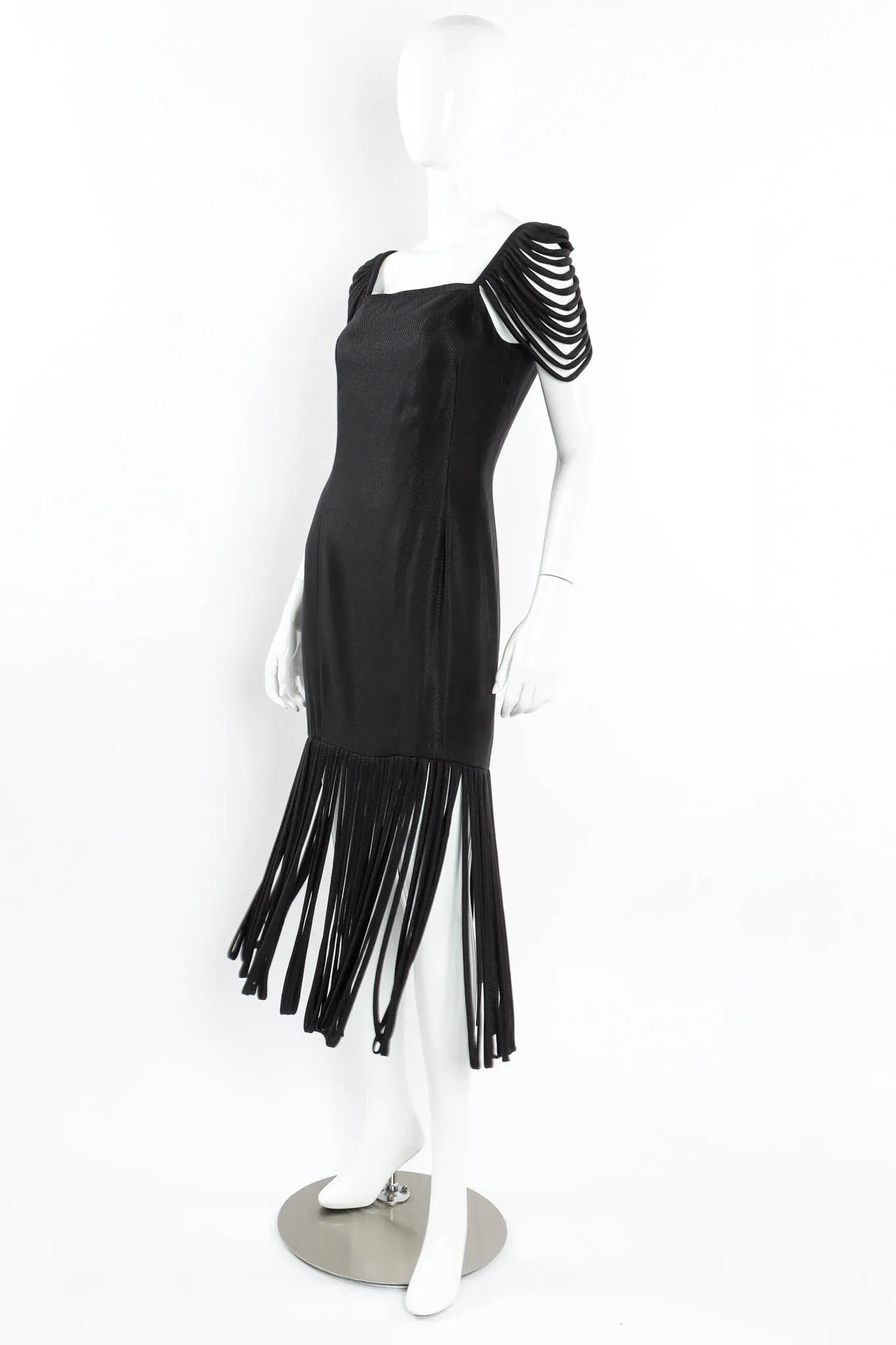 Looped Fringe Dress