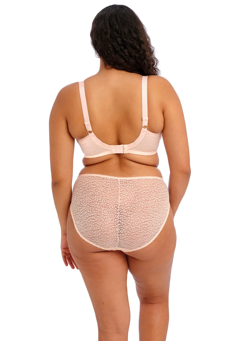 Lucie Underwired Plunge Bra In Pale Blush - Elomi