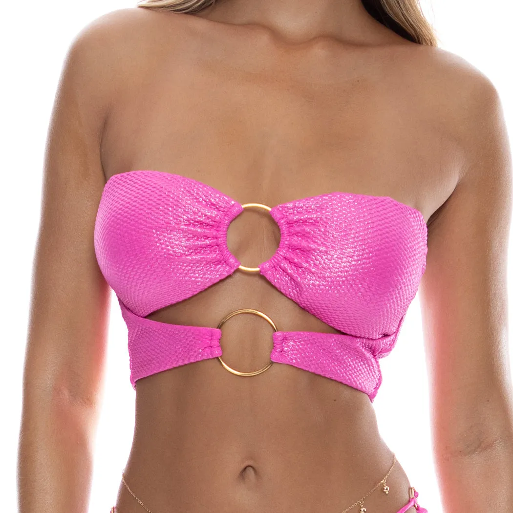 LUMINOUS - Double Loop Bandeau Crop Top