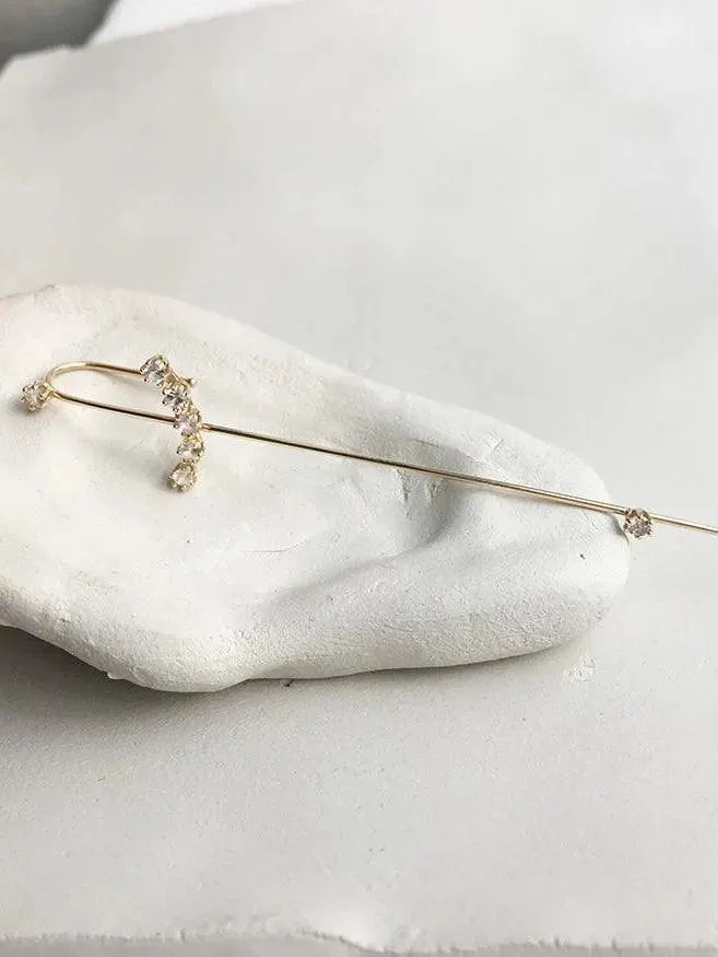 Magic Wand Needle Earring