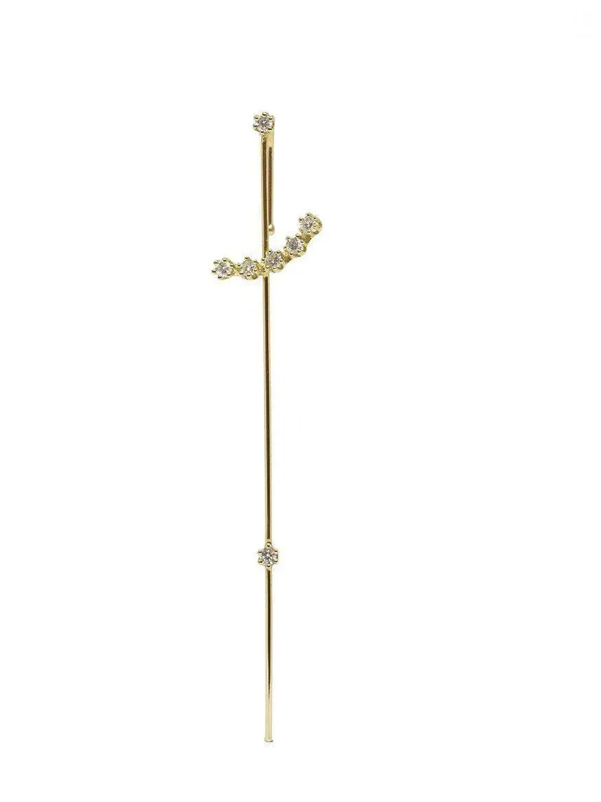 Magic Wand Needle Earring