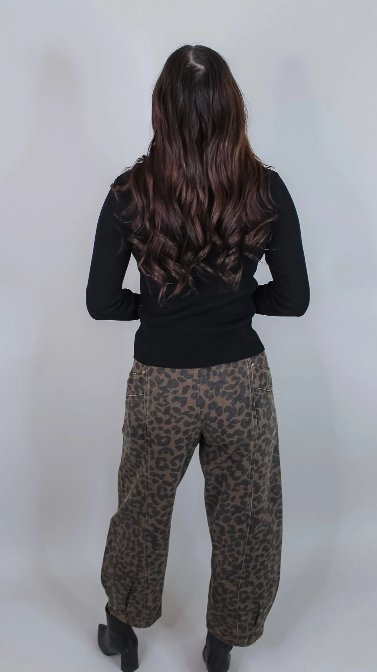 Marci Black Ruffle Top