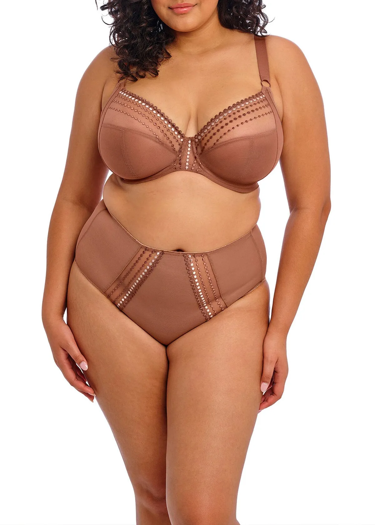 Matilda Plunge Bra In Clove Beige - Elomi