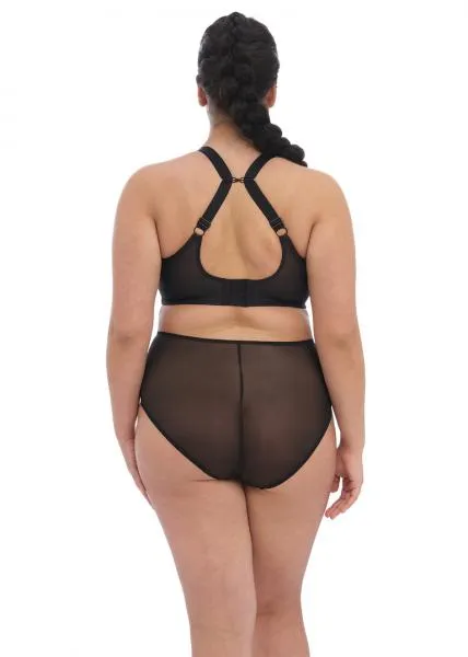 Matilda Underwire Plunge Bra - Black Star -