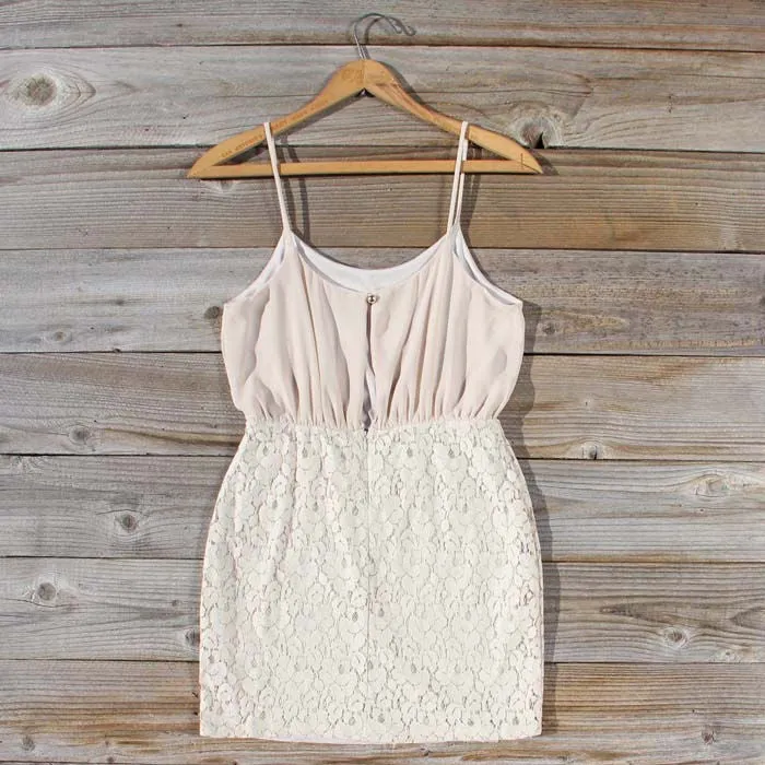 Midnight Lace Dress in Sand