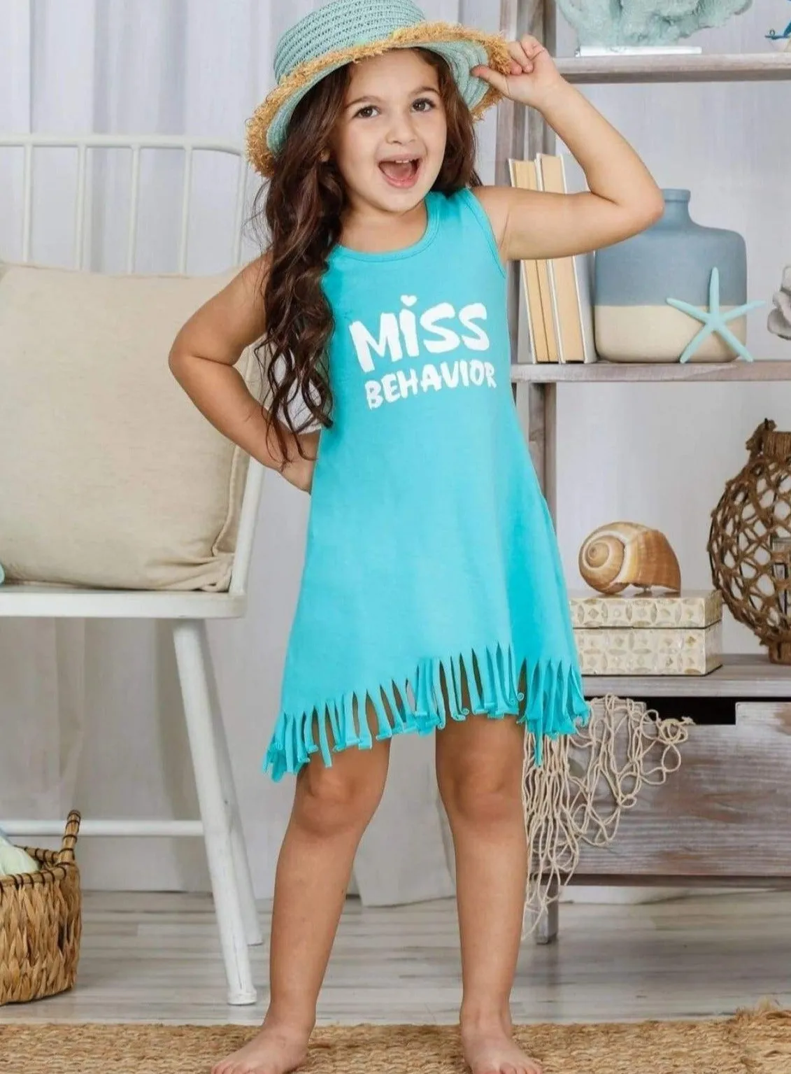 Miss Behavior Fringe Dress