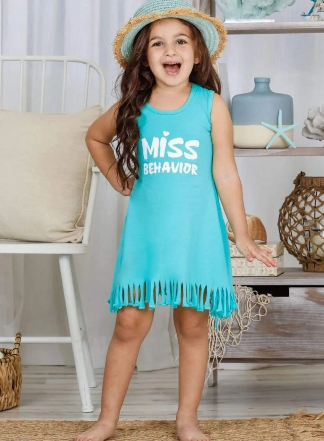 Miss Behavior Fringe Dress