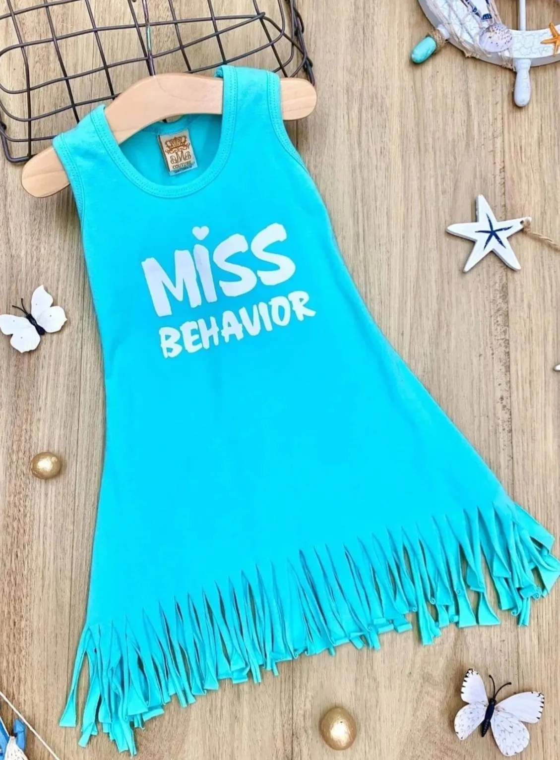Miss Behavior Fringe Dress