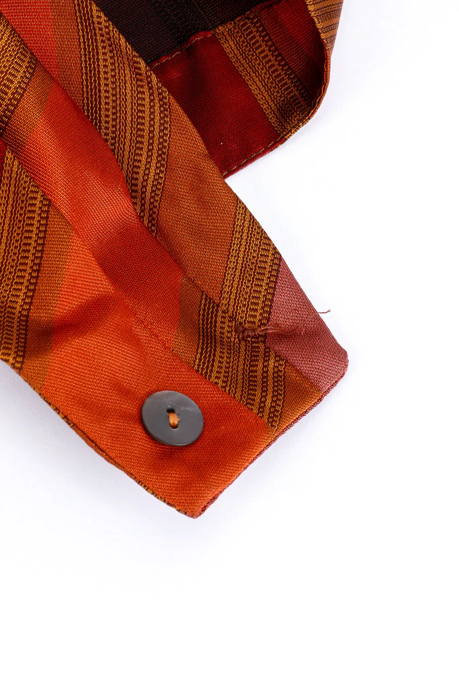 Mixed Stripe Tie-Front Top