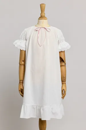 Moon Night Dress In White Jacquard