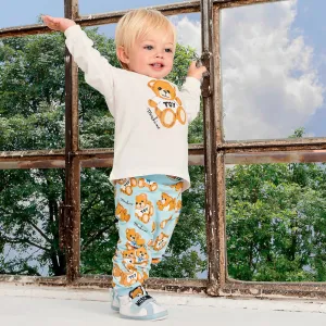 MOSCHINO KIDS - TOP & PANT SET
