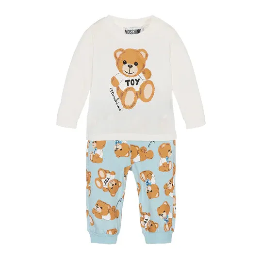 MOSCHINO KIDS - TOP & PANT SET