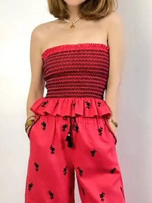 Nadia Tube Top, Red