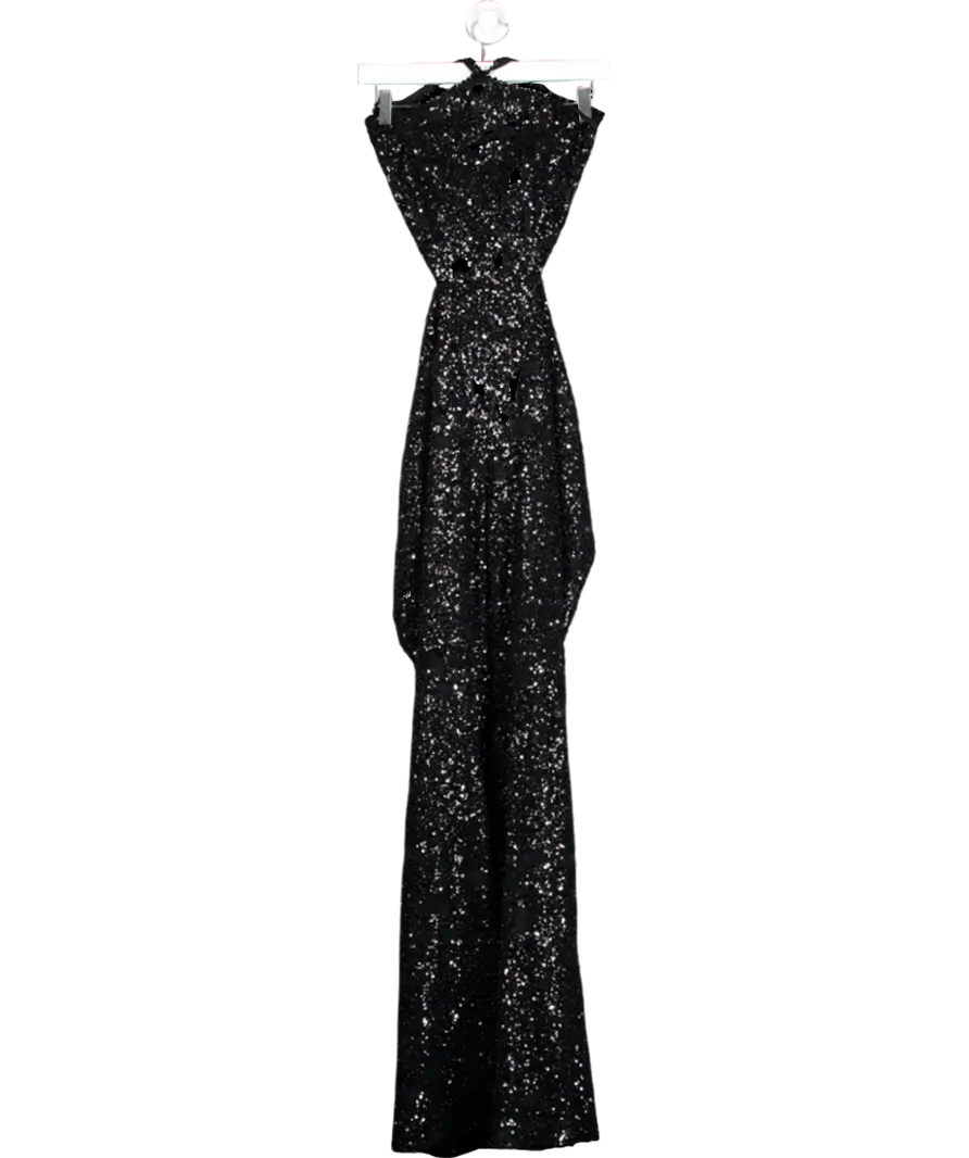 Nadine Merabi Black Hallie Jumpsuit UK XS