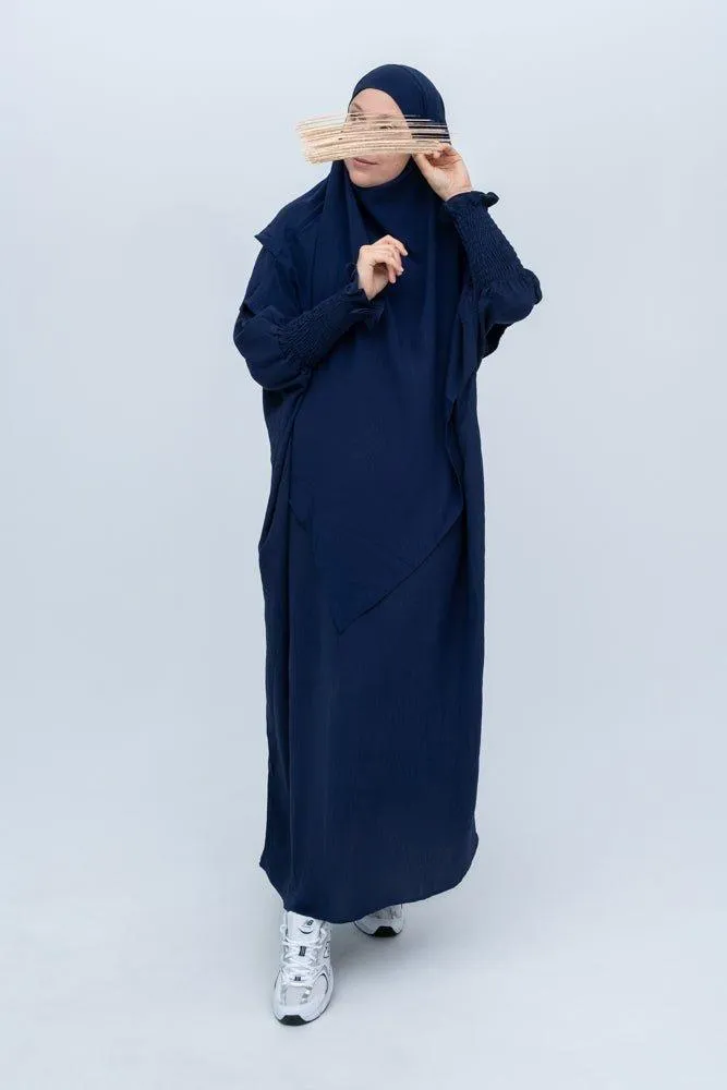 Navy Pristine prayer gown for Omrah or prayer