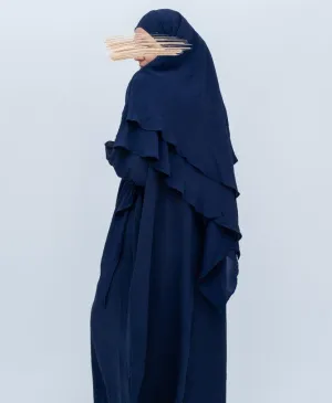 Navy Pristine prayer gown for Omrah or prayer