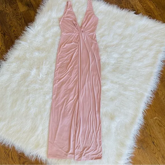 NBD Buttercup Gown Blush Pink size M