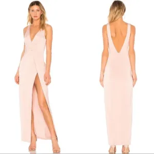 NBD Buttercup Gown Blush Pink size M