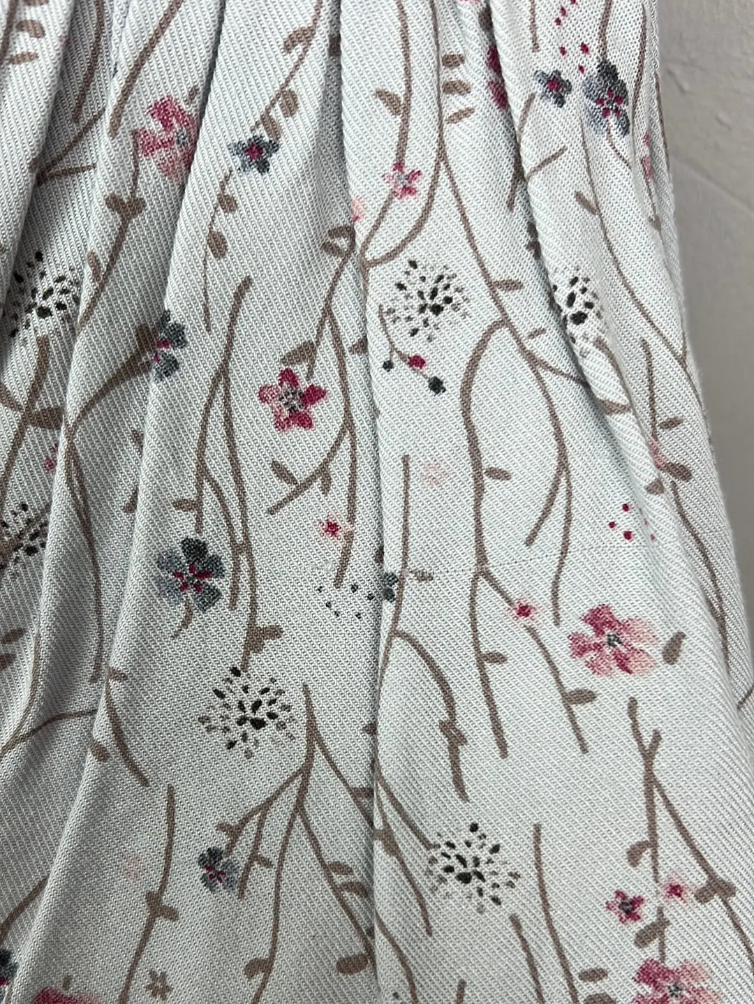 Newborn Mamas & Papas grey floral dress