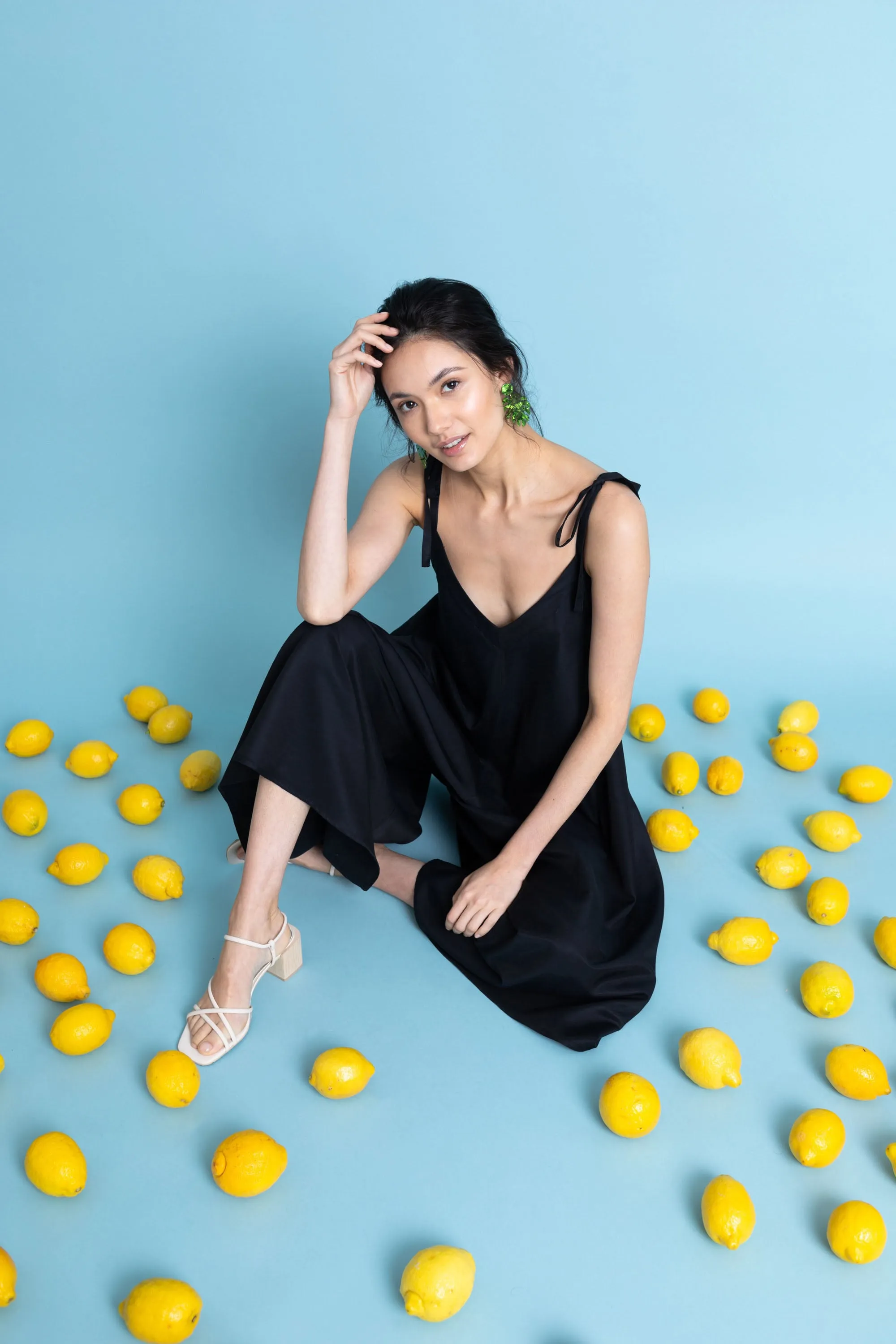 Ninetta Jumpsuit in Midnight Blue