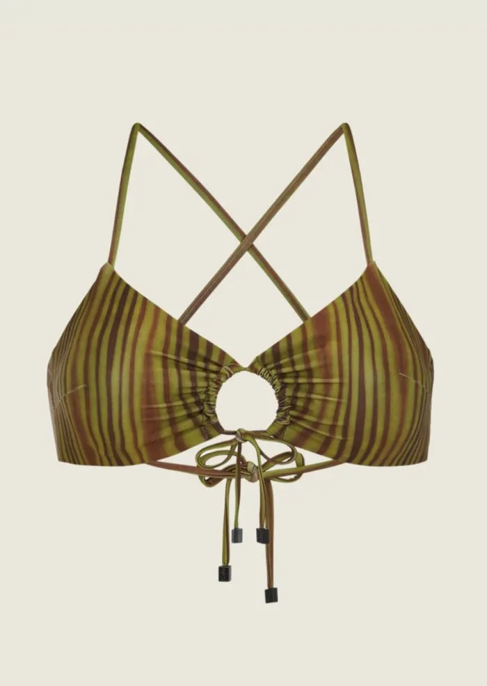 OAS Sabbia Bikini Top Tree Lines