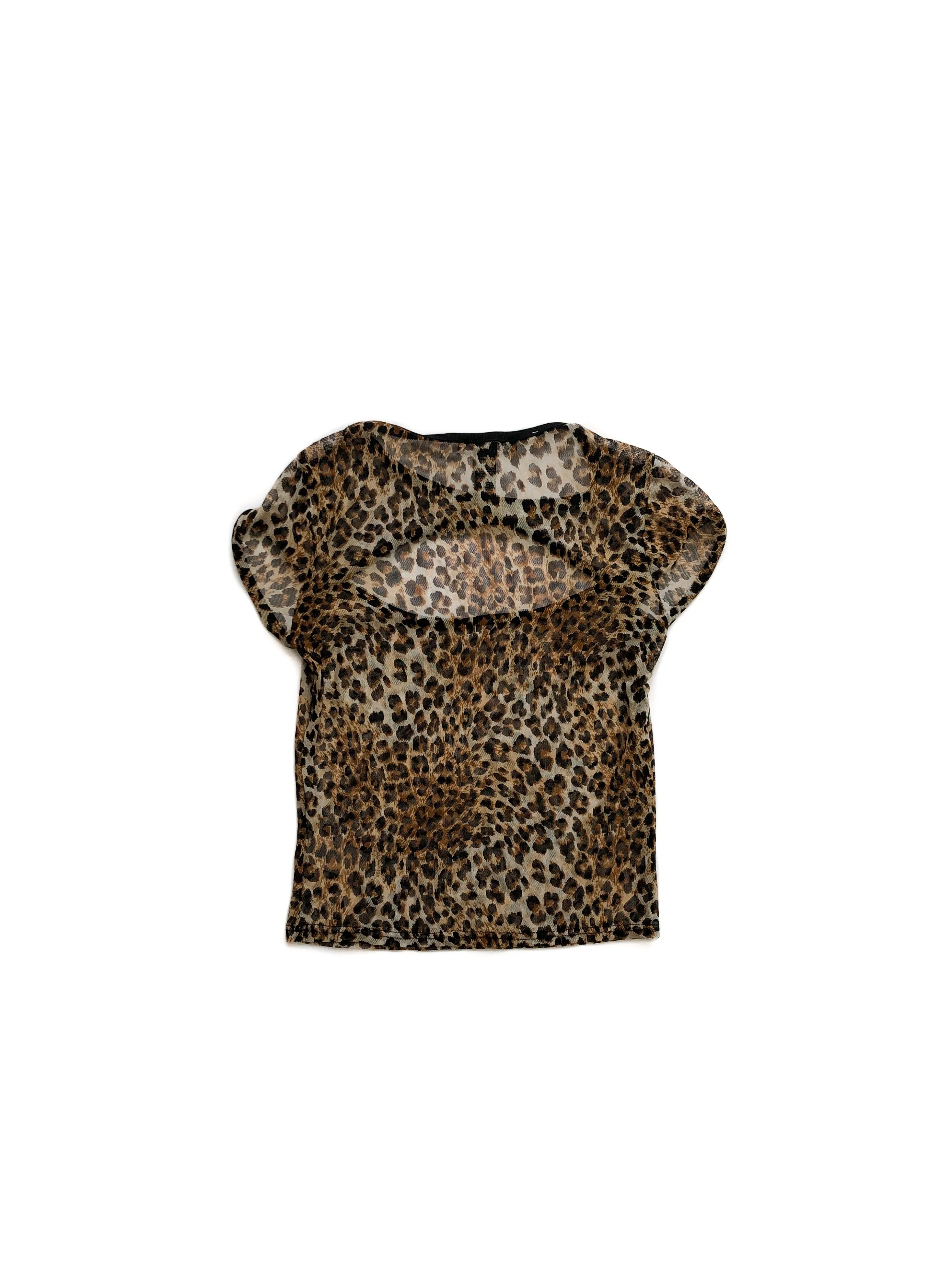 Olivia Leopard Crop Top