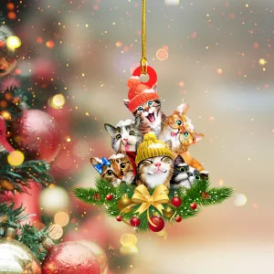Ornament Cut out 3D Cats - Dah 129