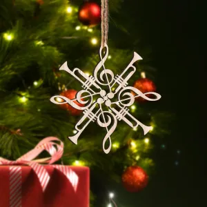 Ornament Cut out 3D Trumpet - Dah 125