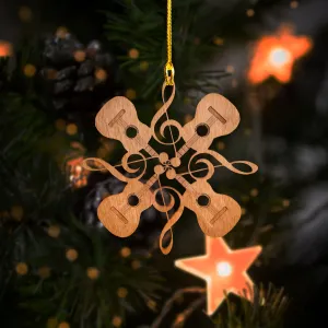 Ornament Cut out Guitar - Dah 122