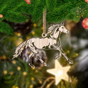 Ornament Cut out Horse - Dah 116