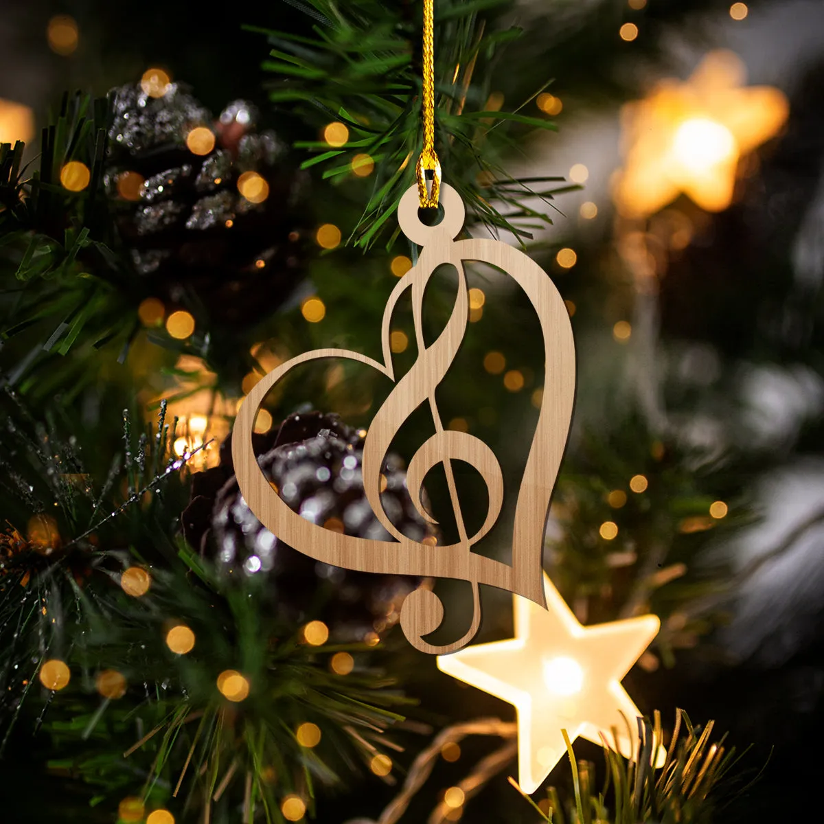 Ornament Cut out Music Note - Dah 121