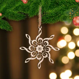 Ornament Cut out Musical note - Dah 123