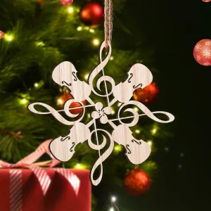 Ornament Cut out Violins - Dah 124