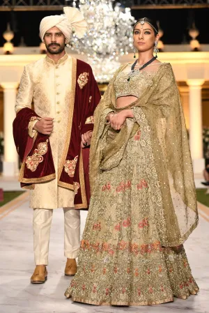 Pakistani Heavy Bridal Lehnga Choli for Wedding #J4324