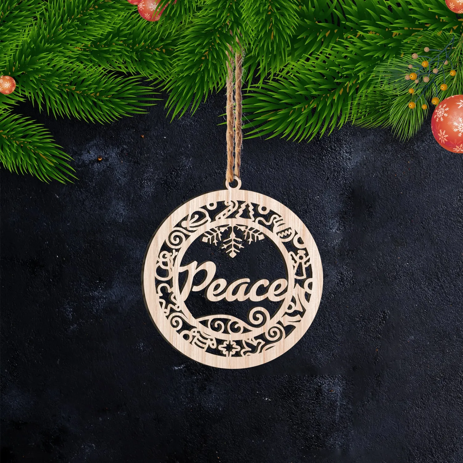 Peace - Ornament Cut out 48 - PT97