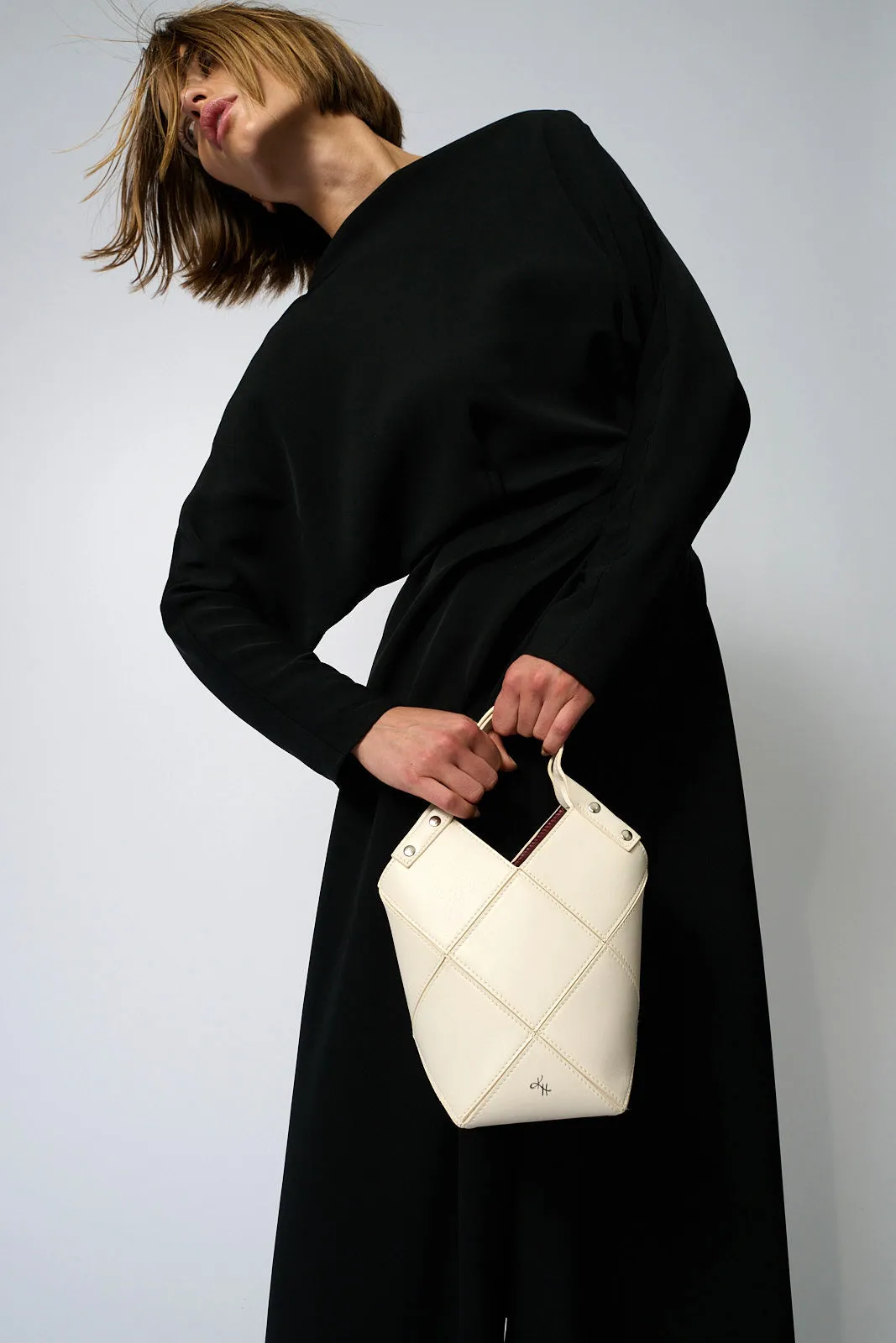 Peggy Draped Dolman Sleeve Dress