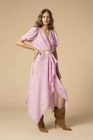 Persephone Pink Jamdani Dress