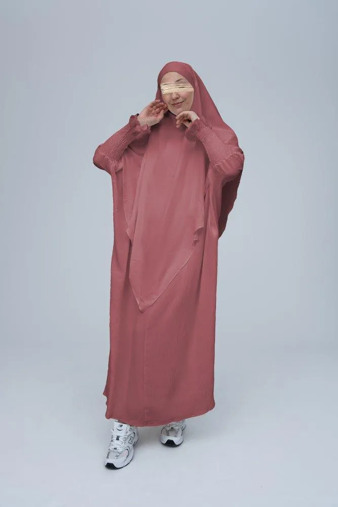 Pink Pristine prayer gown for Omrah or prayer