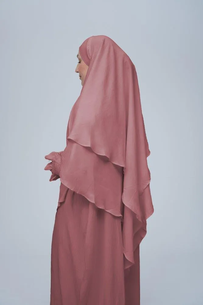 Pink Pristine prayer gown for Omrah or prayer