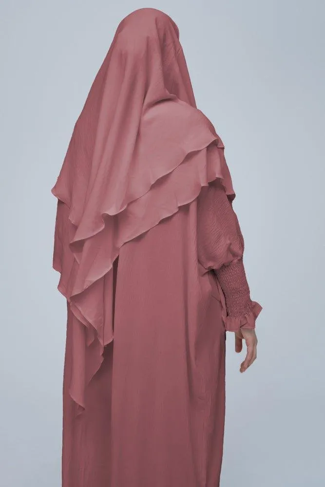 Pink Pristine prayer gown for Omrah or prayer
