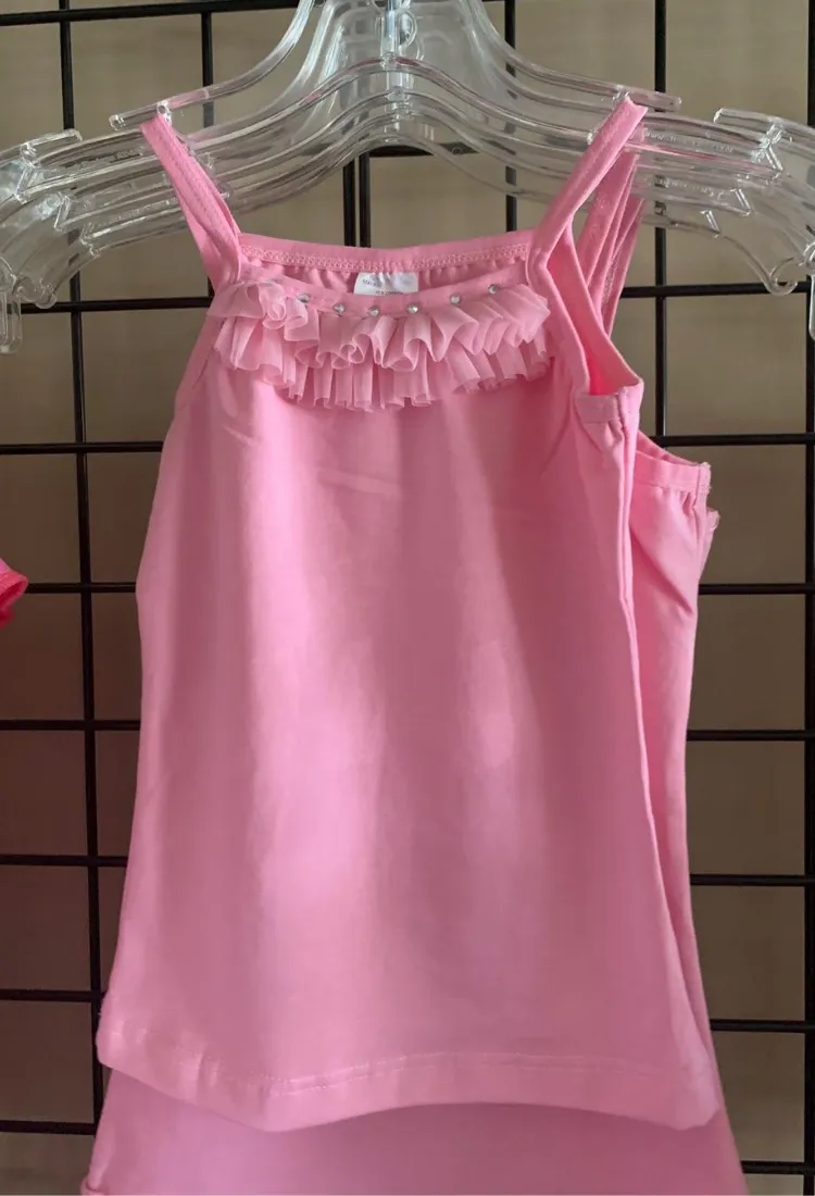 Pink Ruffle Camisole