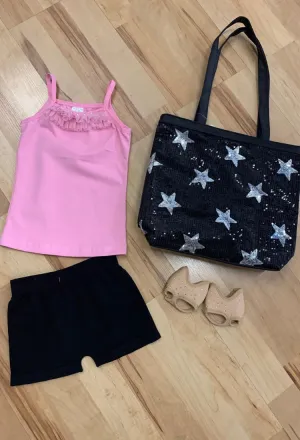 Pink Ruffle Camisole