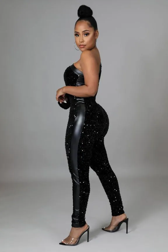 Playin No Games Jumpsuit