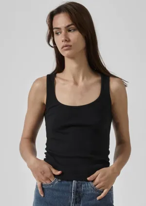 Plunge Rib Tank Black
