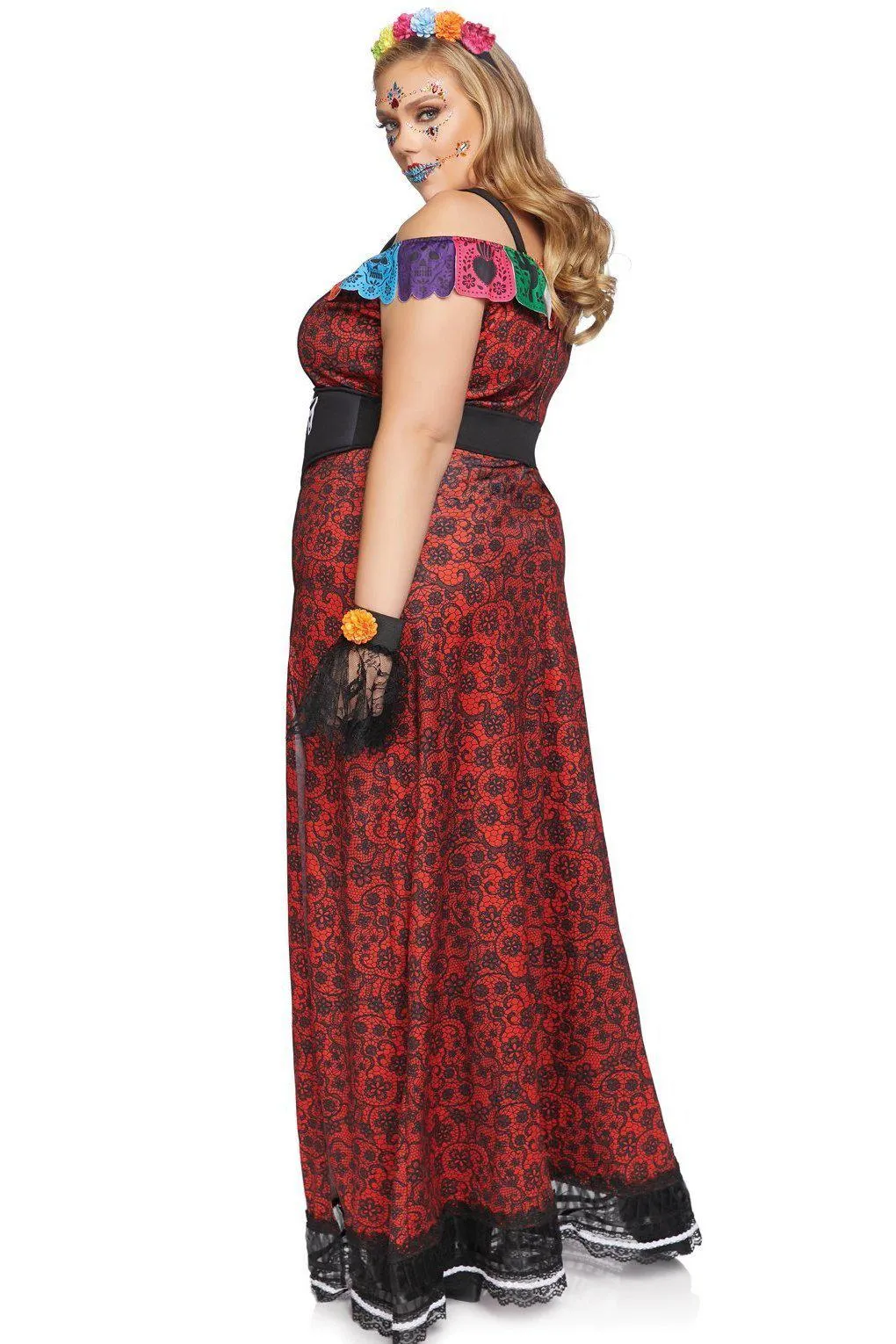 Plus Size Day of the Dead Beauty Costume