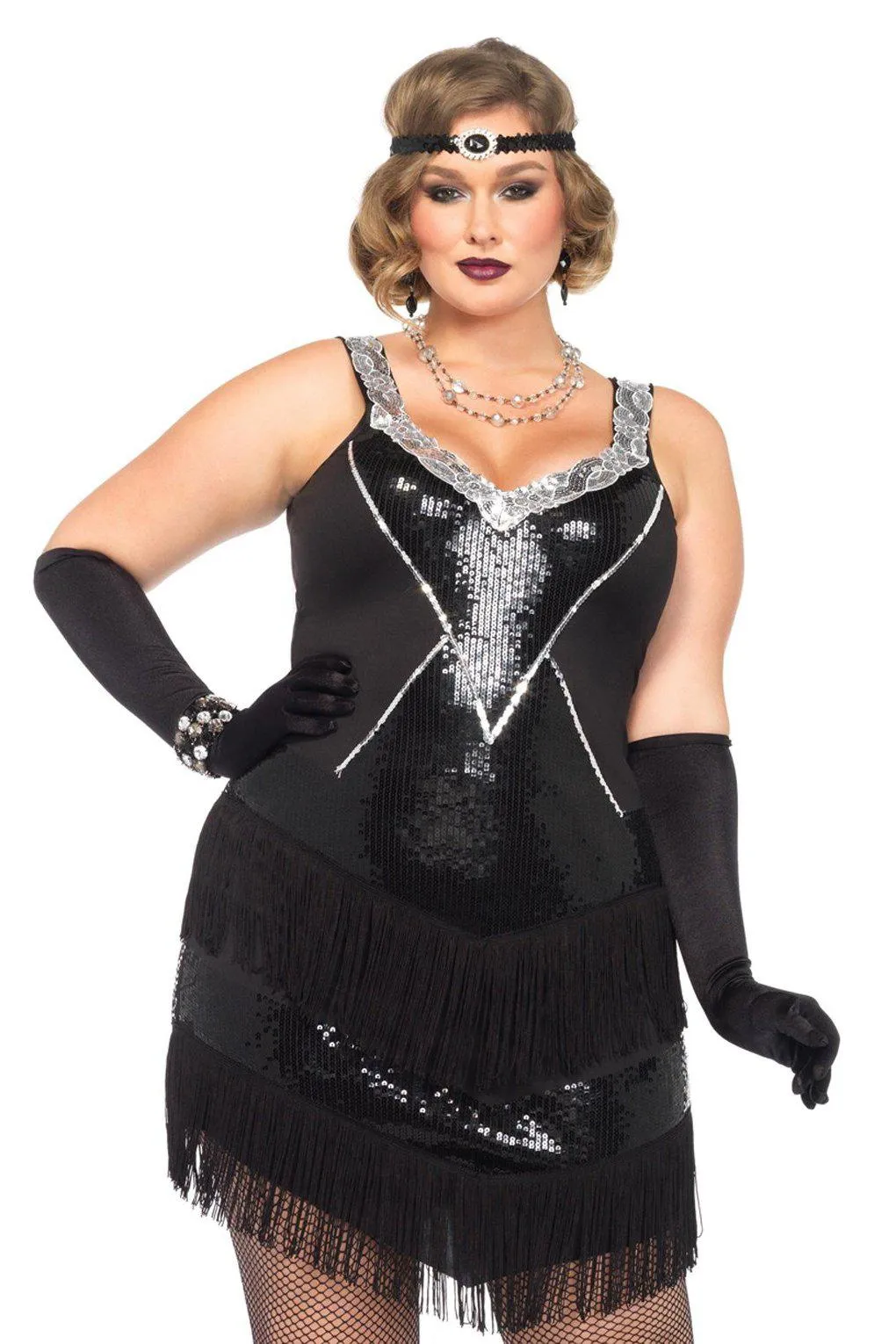 Plus Size Glamour  Flapper Costume