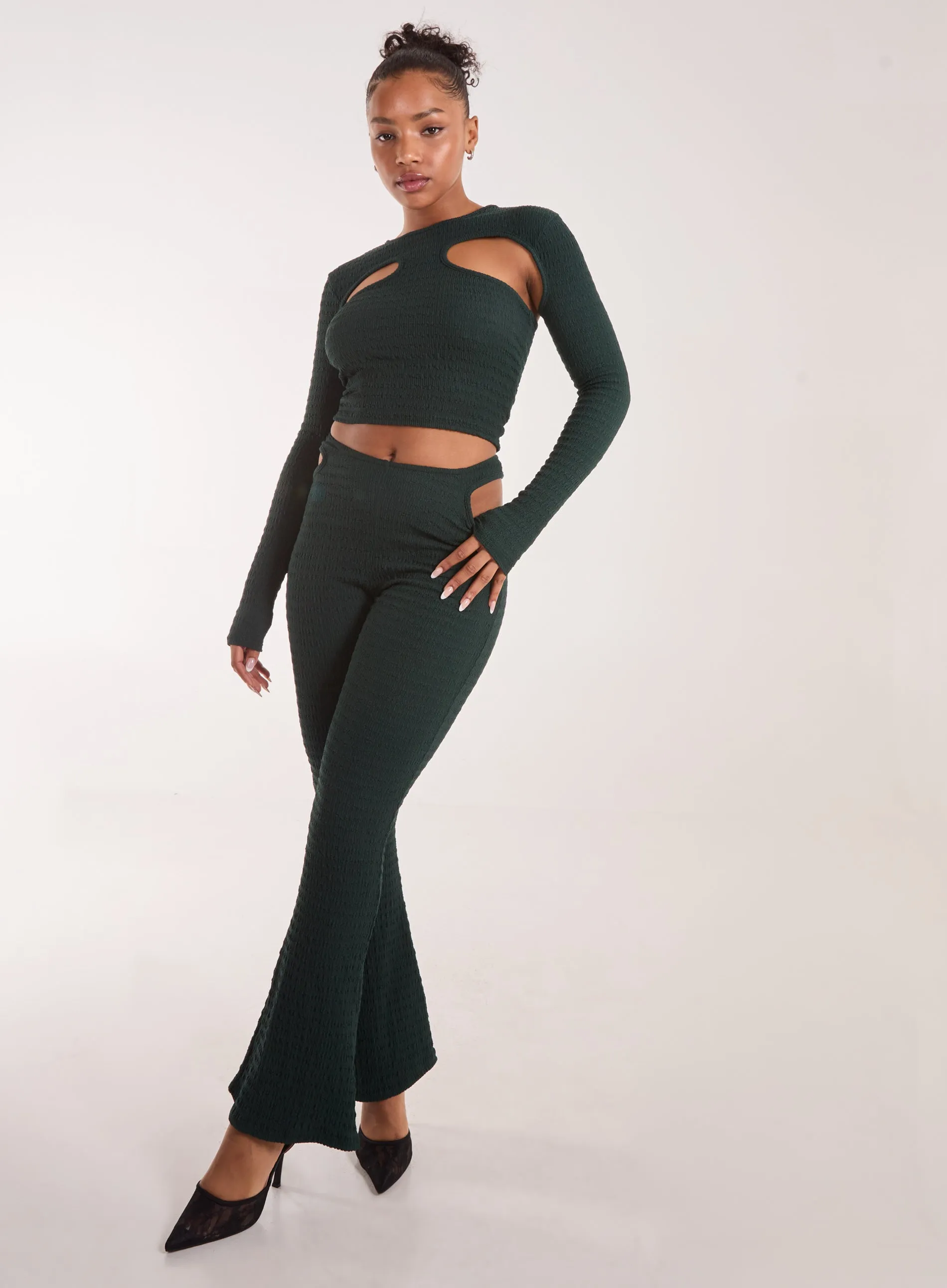 Popcorn Cut Out Flares